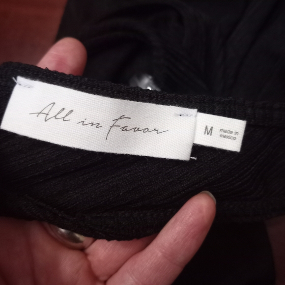 All in Favor Black Halter Dress - Picture 2 of 3